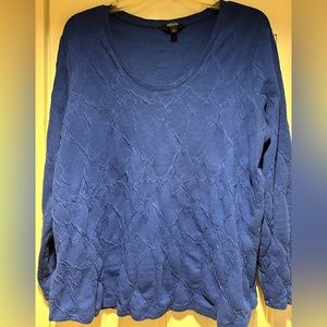 Simply Vera Vera Wang Long Sleeve Textured Top